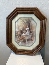 Vintage Homco Framed Print