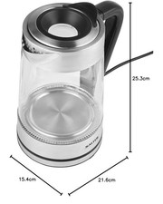 Colour Changing Glass Kettle