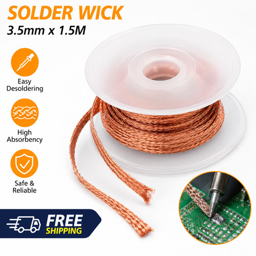 New solder wick 5mm1 - solder, 3.5mm1.5m