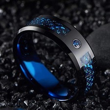 Mens Rings Fashion Silver