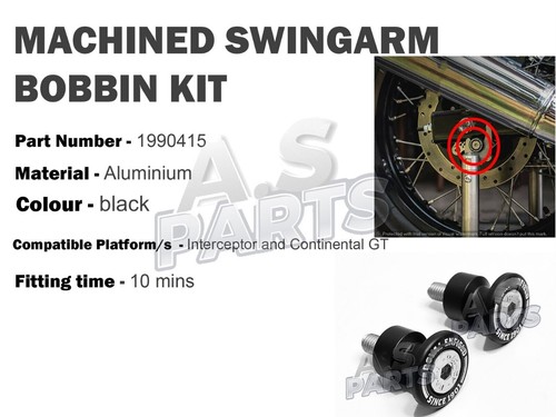 Machined swingarm bobbin kit - machined,