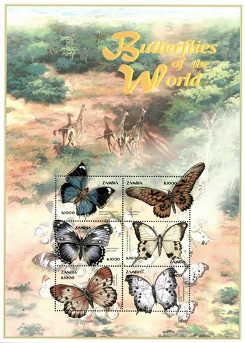 Zambia 2000 butterflies of - 2000,