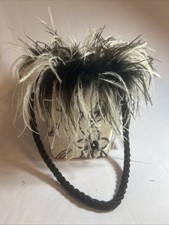 OSTRICH FEATHER BOX BAG! Hand