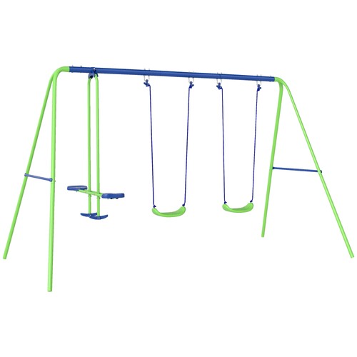 Outdoor double swing set - double,
