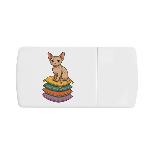 Relaxed sphinx cat pill box - cat',