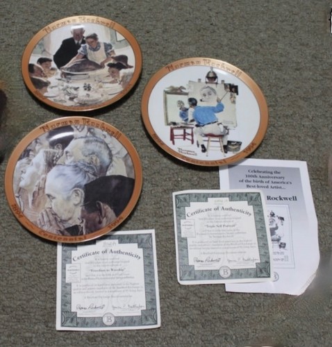 Norman rockwell centennial - 3x,