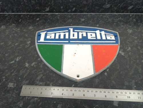 Vintage lambretta shield - ,