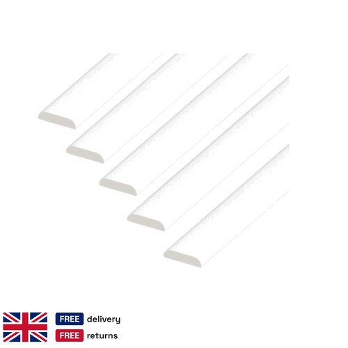 White 25mm upvc finishing - white, trim
