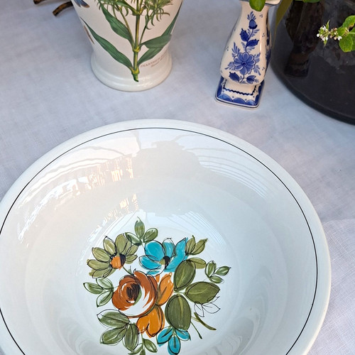 Myott ironstone floral - myott, bowl