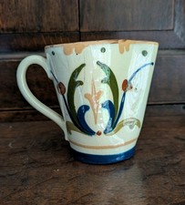 Hart And Moist Exeter Pottery Devon Mottoware Art Pinched Jug