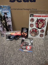 WWE Bundle From 2008 BNWT Glasses ?️ Watch ⌚ Badges, Cards & Stickers