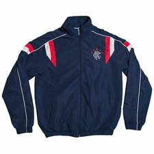 Vintage RANGERS FC OFFICIAL TRACKSUIT RFC Glasgow MEDIUM NAVY