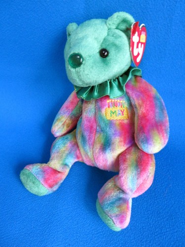 Tie dye happy birthday teddy - happy,
