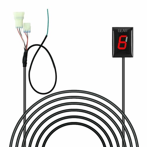 Motorcycle gear indicator red - gear,