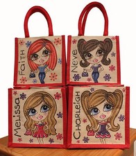 ***Personalized Jute Bag Hand