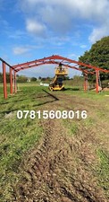 Agricultural Steel Framed Kit Building Barn Shed Portal Frame 60x40 7ft Overhang