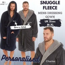 Personalised Men Dressing Gown
