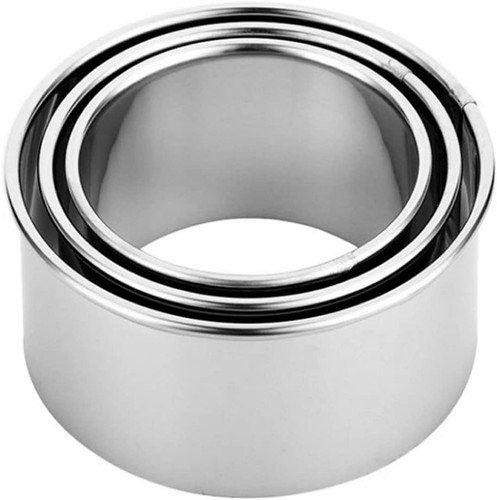 Stainless steel piece cookie - 3-piece,