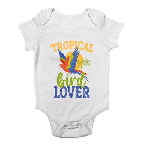 Tropical bird lover parrot - tropical,