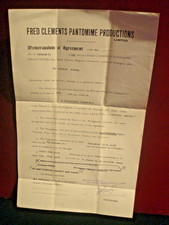 ARTHUR ASKEY CONTRACT FEB 1928