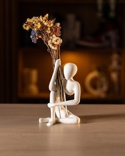 Modern Bloom Figure Vase with