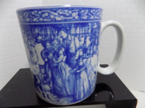 Spode blue room christmas mug - blue,