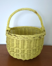 Vintage Wicker Shopping Basket