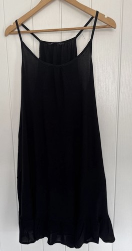 Black strappy swing beach - strappy,