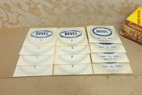 Nos 49mm cyl pistons - cyl, ring