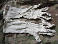 BRITISH ARMY issue NBC CBRN inner GLOVES white parade drill antiques handling M