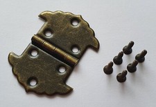 Small Brass Hinges Wooden Box