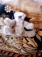 Small Vintage Miniature Steiff Mohair Poseable Teddy Bear