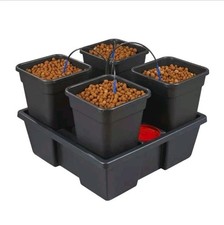 Wilma 4 Pot Complete Dripper System Grow Kit Hydroponics