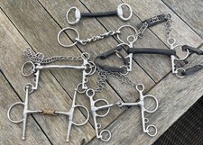 6 x Horse Bits Tack Jointed