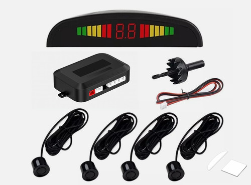 Black parking sensors car - parking,
