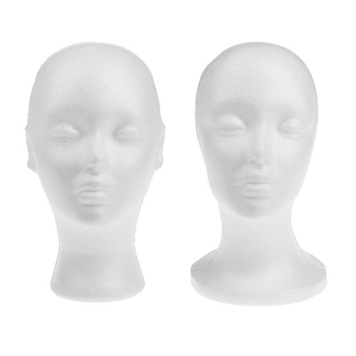 2pcs female foam head - head, model