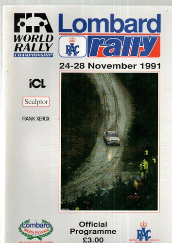 Lombard rac rally - lombard, official