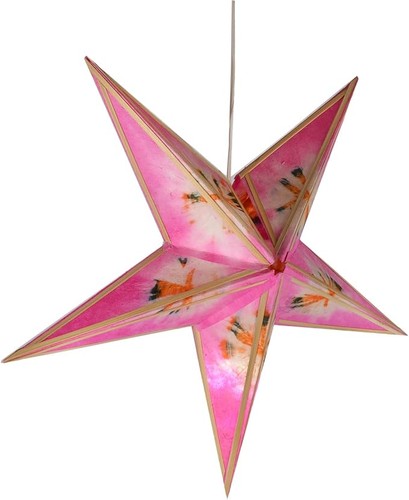 Star shape colorful - colorful, lokta