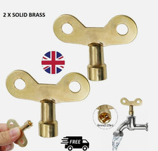 2 X SOLID BRASS RADIATOR BLEED