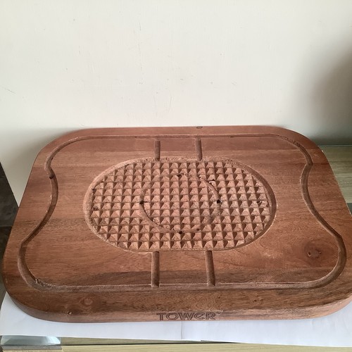 Tower meat carving - board, mango