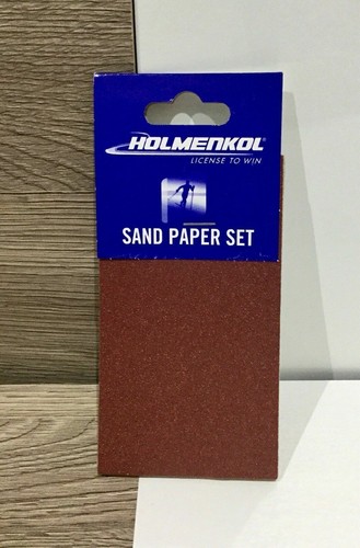 Holmenkol sand paper - sand, set