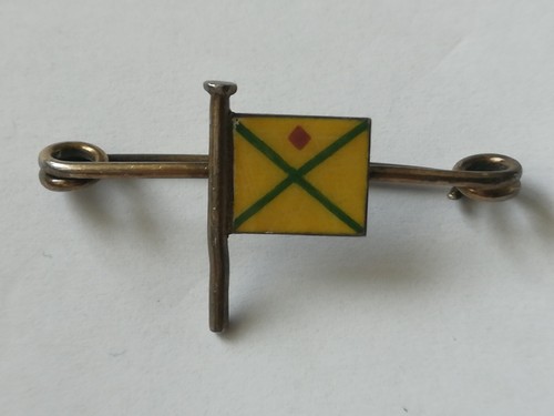 Old unknown flag - unknown, enamel