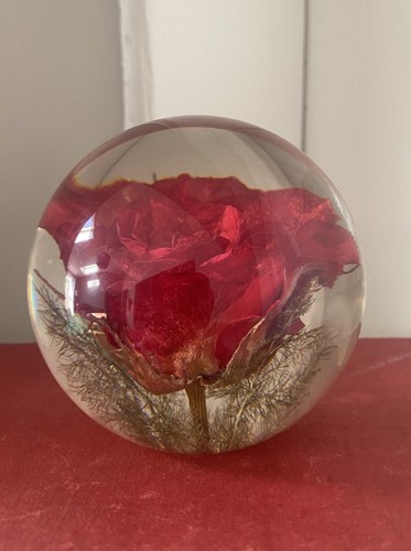 Hafod grange paperweight red - hafod,