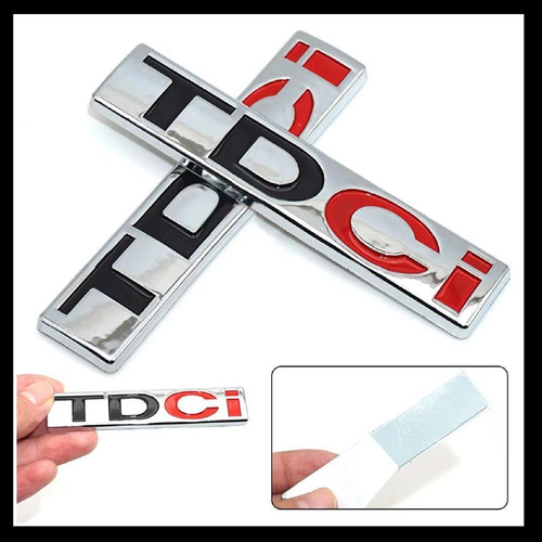 Tdci chrome red badge - tdci,