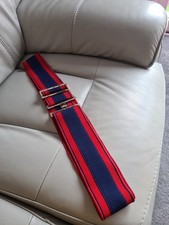 Red / Navy Fully adjustable elastic Rug surcingle