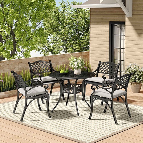 Retro garden bistro cast - retro,