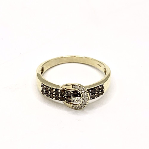 Chocolate diamond 9ct gold - chocolate,