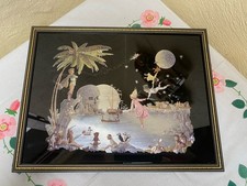 Vintage Peter Pan Never Never Land Foil Print by Jean & Ron Henry Dufex 1970s