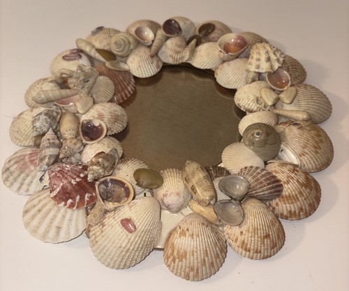 Vintage seashell mirror - vintage,