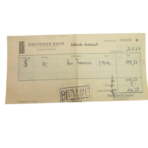Vintage dresdner bank - vintage,